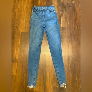 American eagle jeans with no rips.